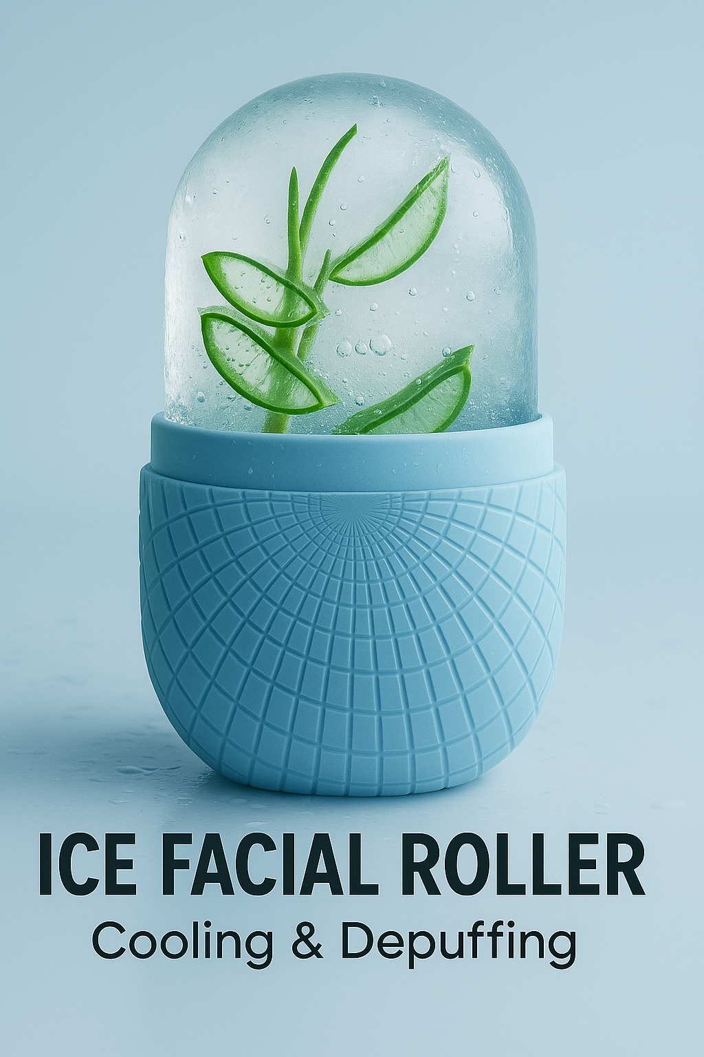 Ice Facial Roller – Instant Face Lift, Glow & Depuff Tool ❄️✨